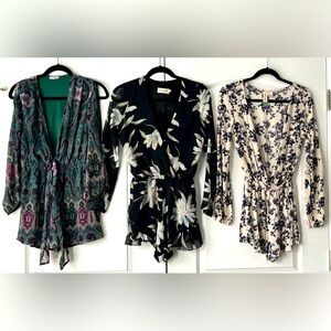 Trio of darling rompers